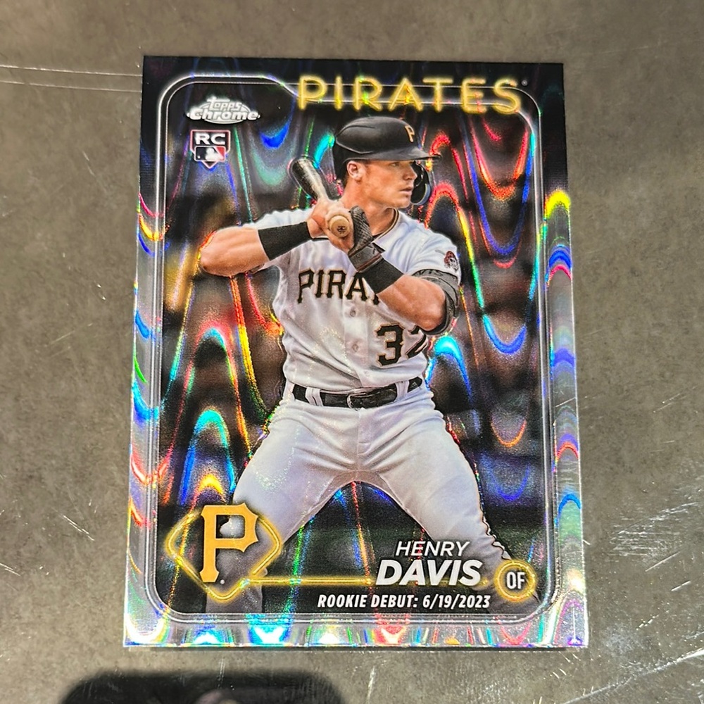 Topps Chrome Pirates Rookie Card - Multicolor Holographic